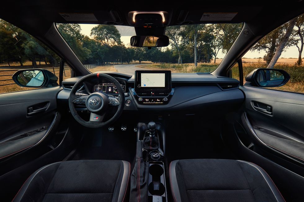 toyota gr corolla hatchback interior