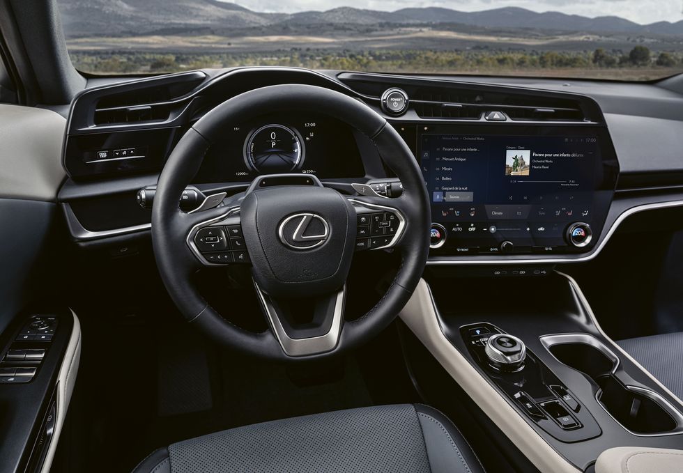 lexus rz 450e interior