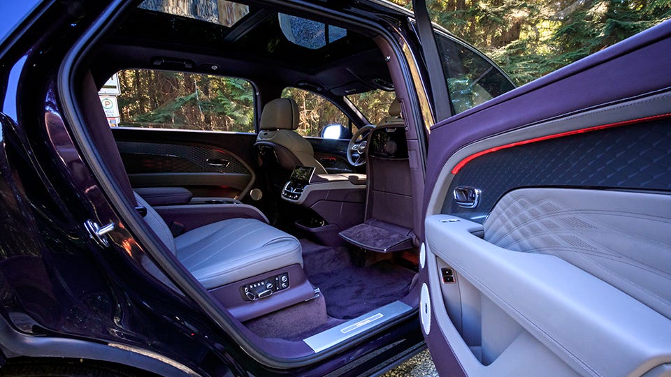 bentley bentayga interior