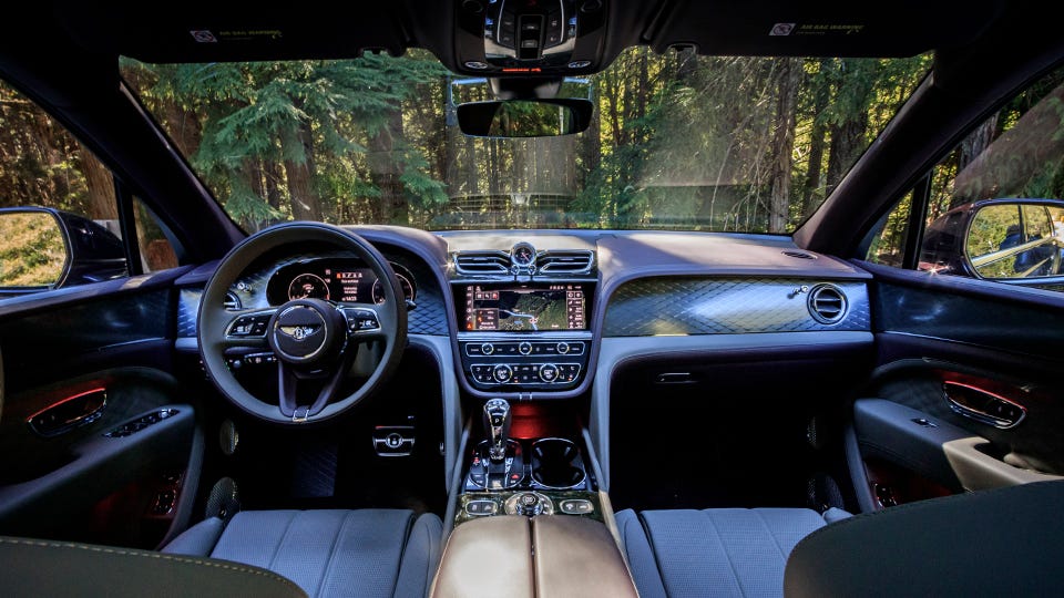 bentley bentayga interior