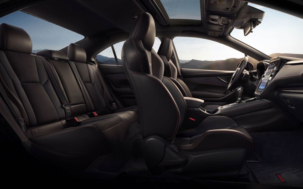 2022 subaru wrx interior