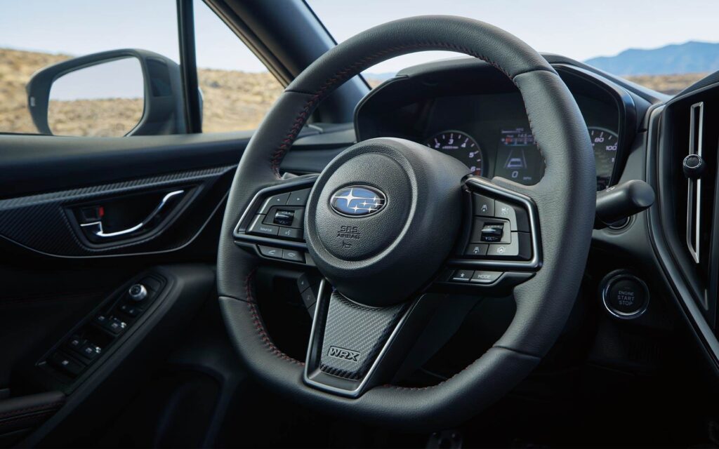 2022 subaru wrx interior