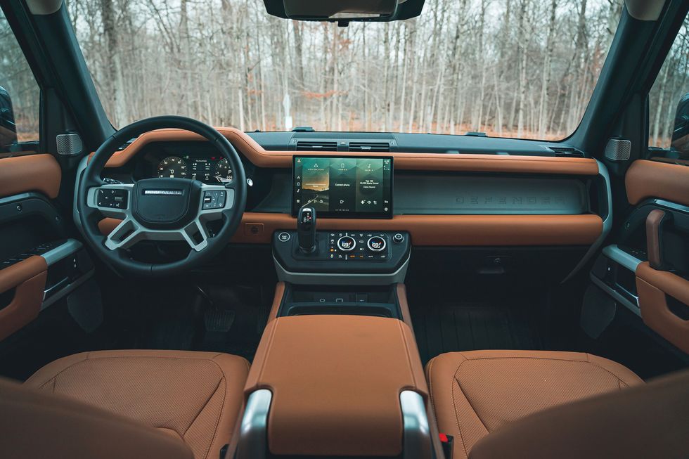 land rover defender interior