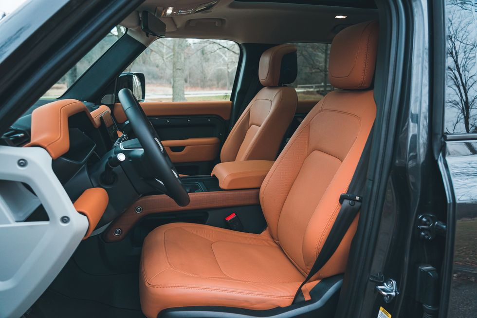 land rover defender interior