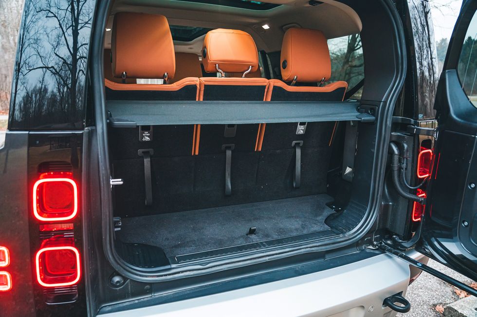 land rover defender interior