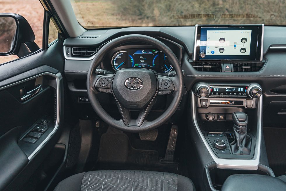 2022 toyota rav4 hybrid interior