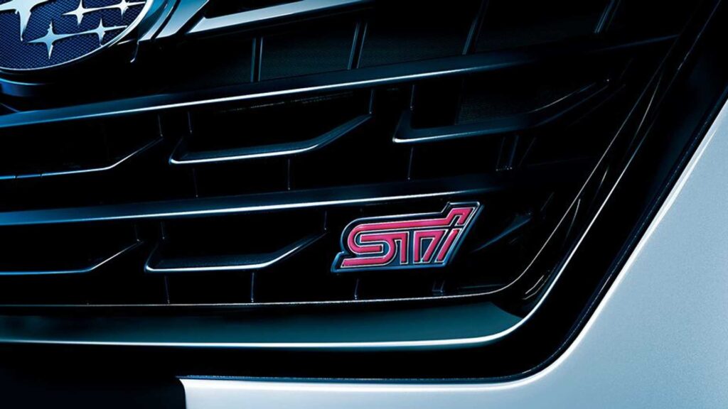  subaru forester sti sport badge