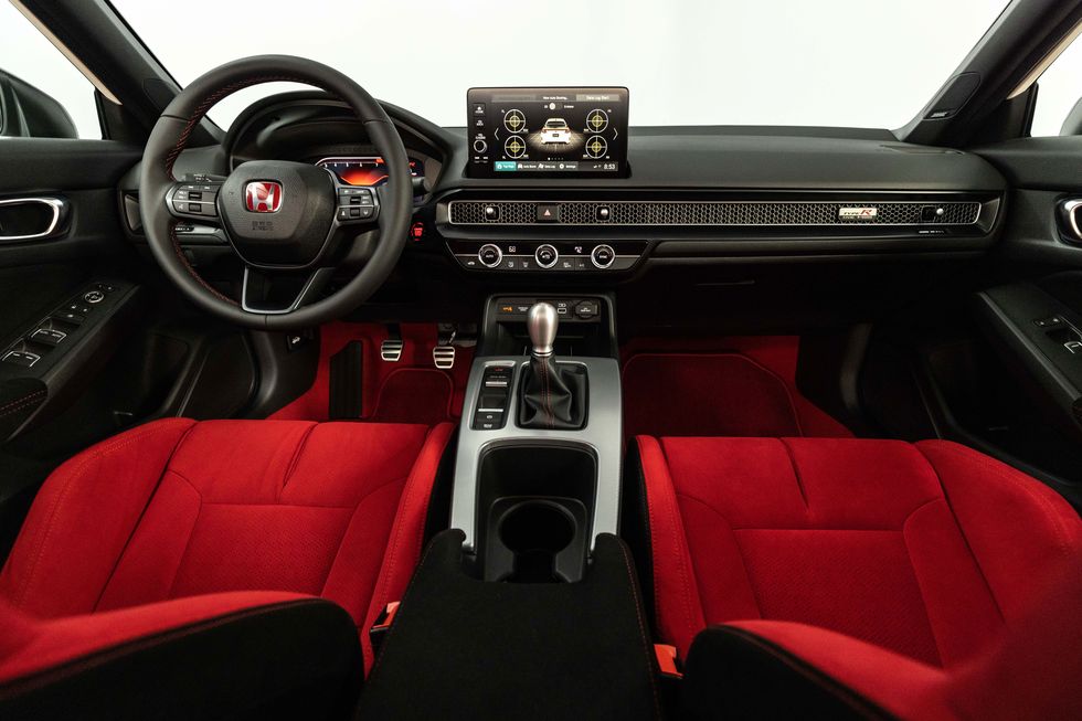 2023 honda civic type r interior