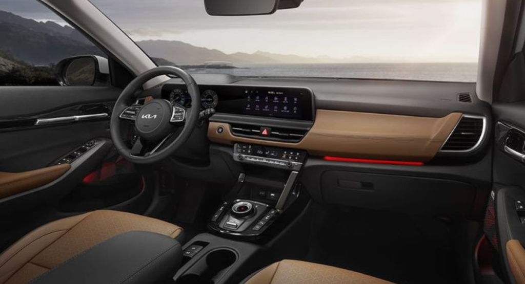 kia seltos interior