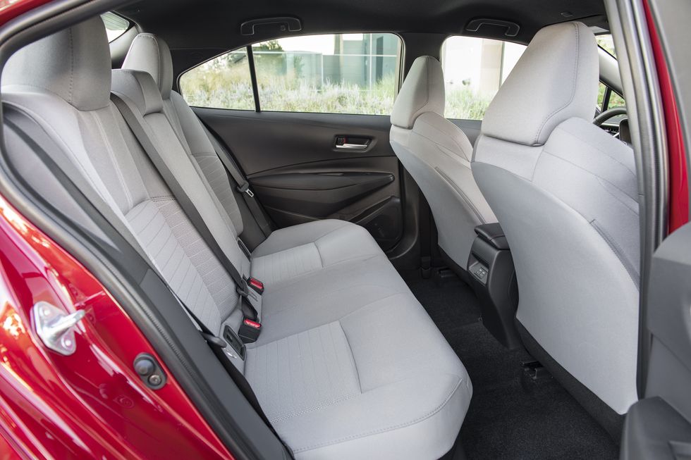 toyota corolla hybrid interior