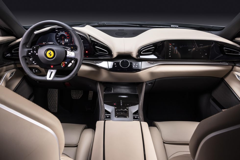 ferrari purosangue interior