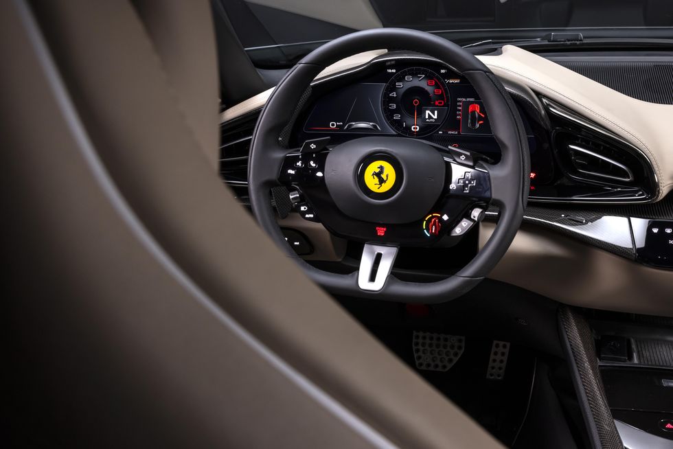 ferrari purosangue interior