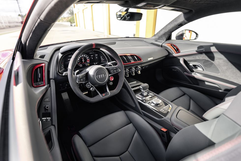 limited edition Audi R8 GT interior