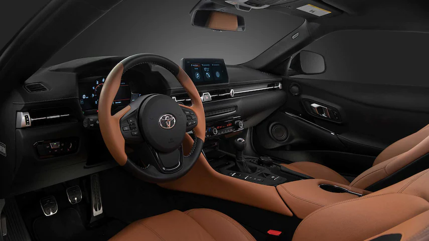 2022 toyota supra interior