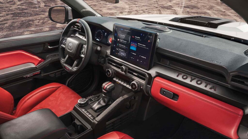 2024 toyota tacoma interior