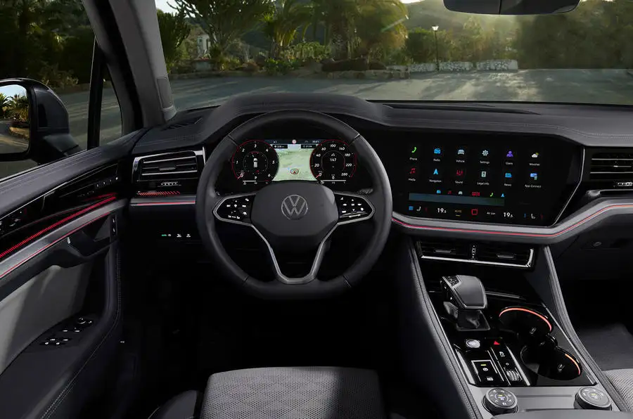 volkswagen touareg interior