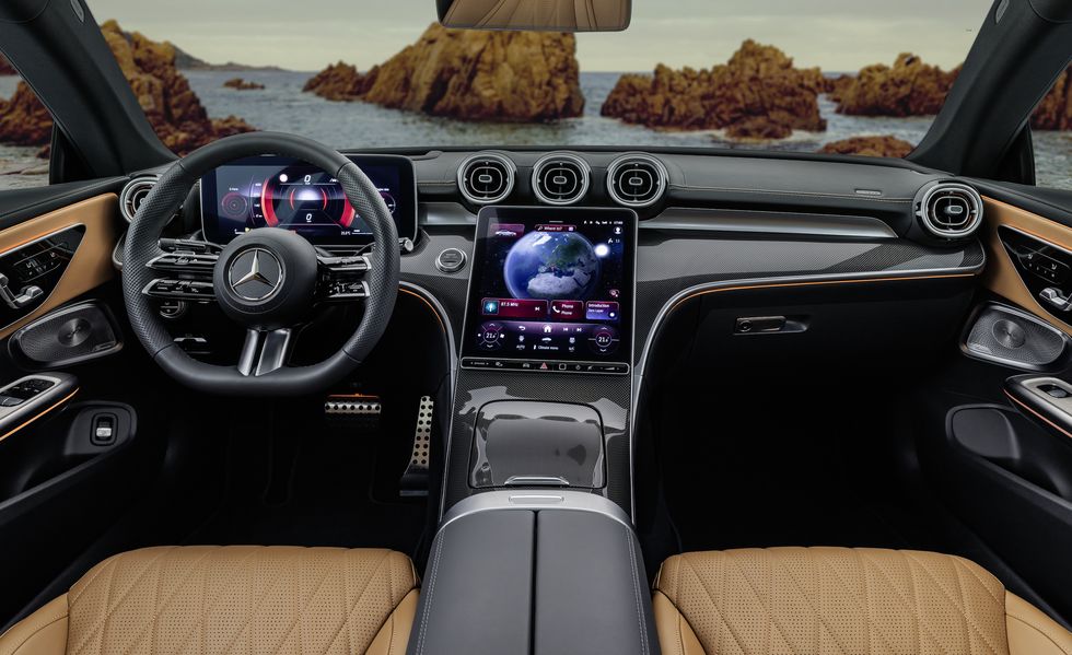 mercedes cle coupe interior