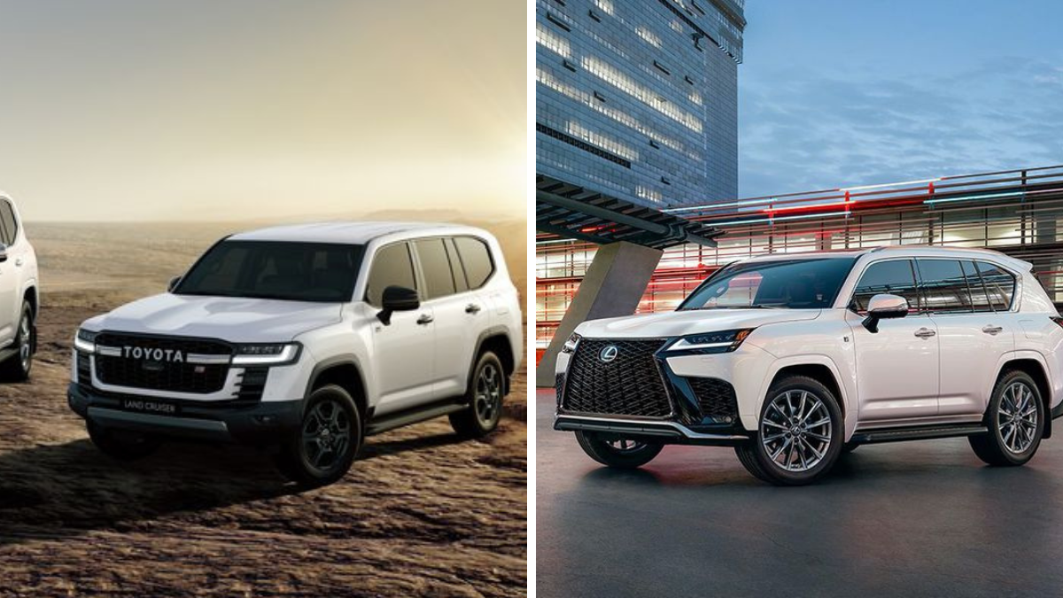 Lexus LX600 vs Toyota LandCruiser LC300 Comparison