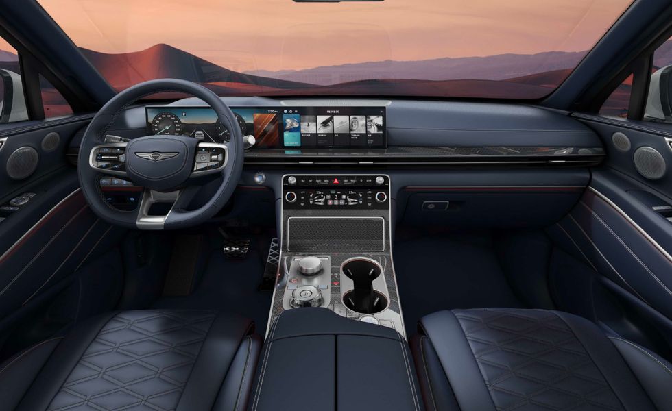 genesis gv80 interior