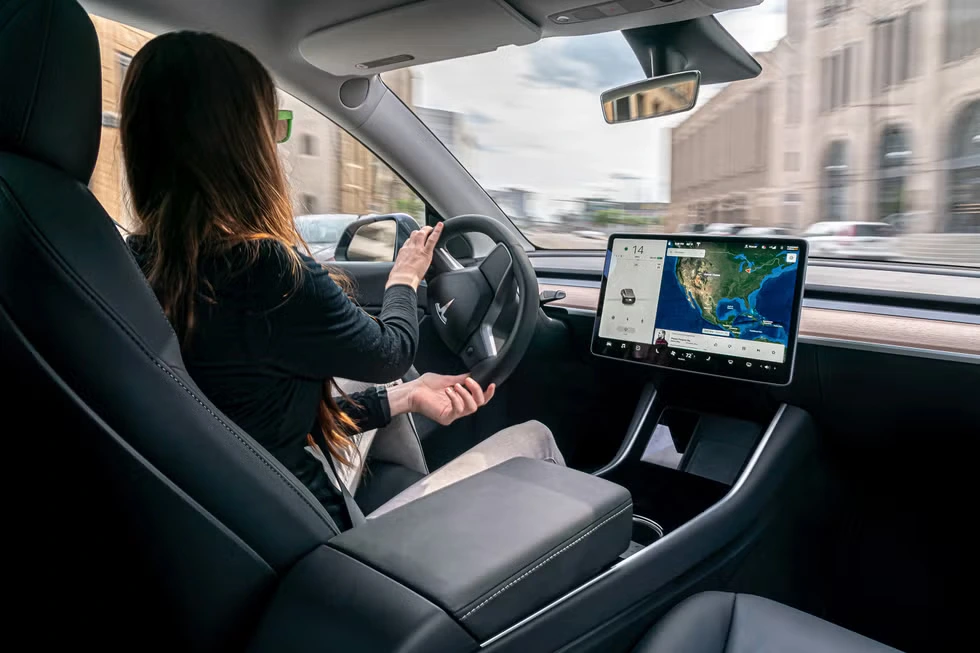 tesla model y interior