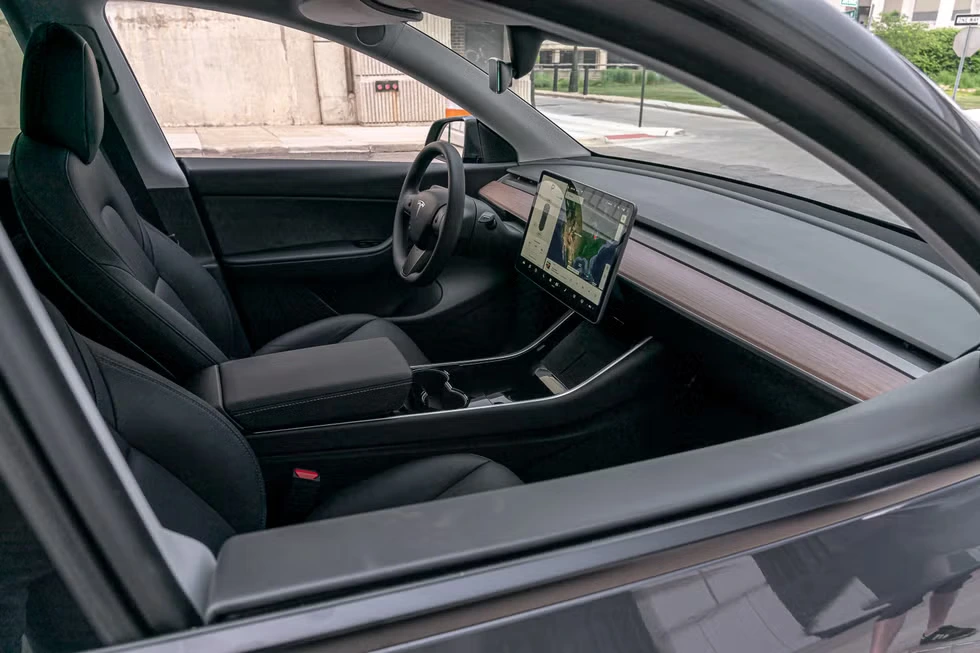 tesla model y interior