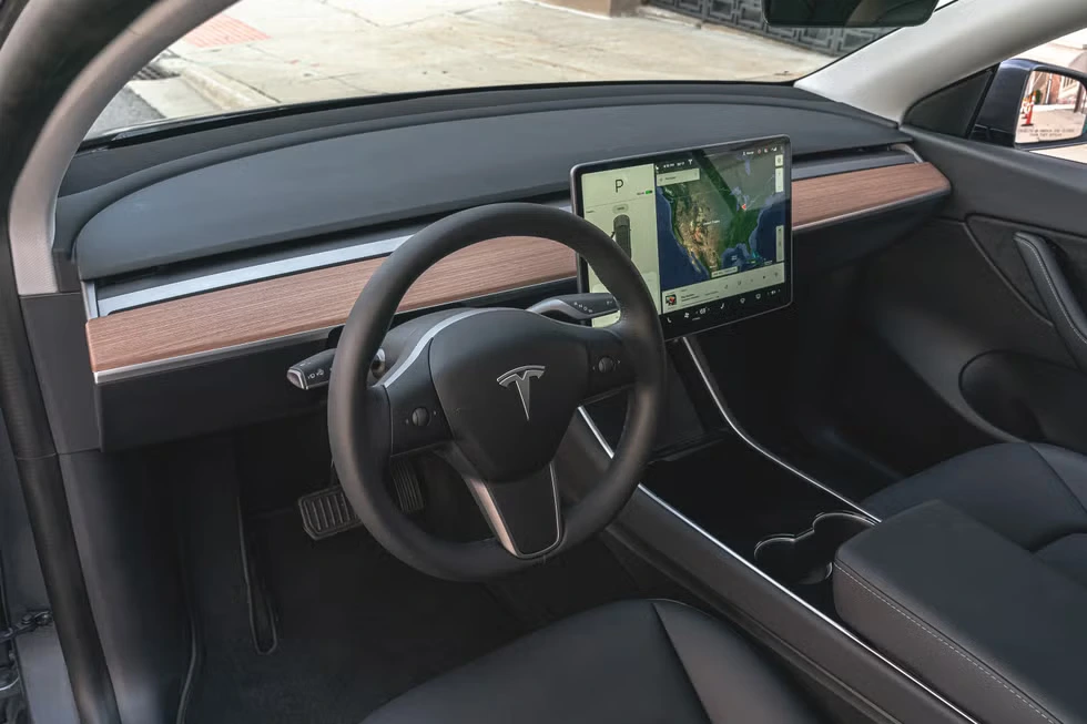 tesla model y interior