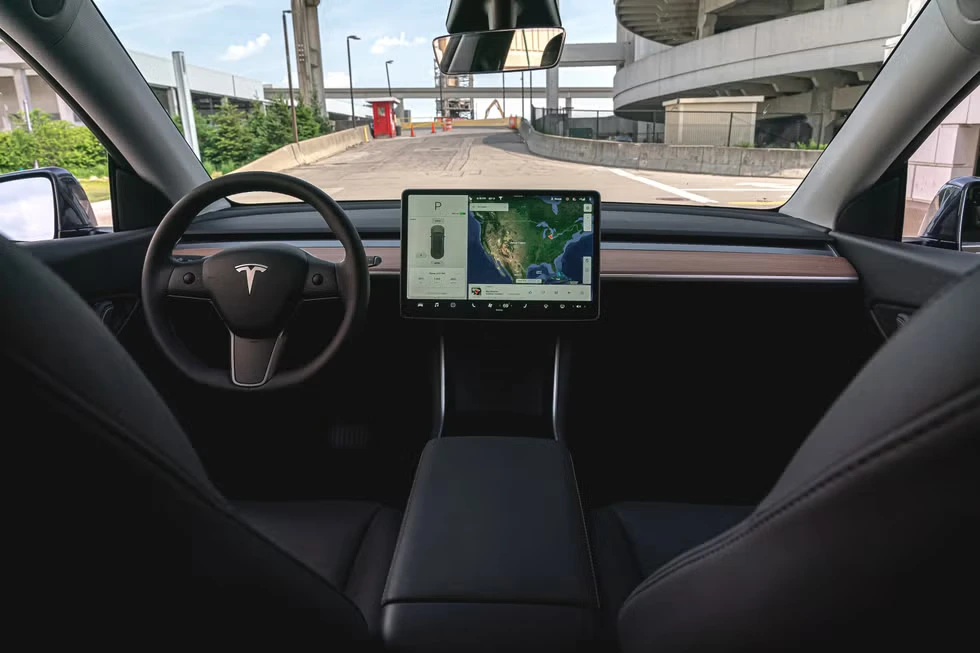 tesla model y interior